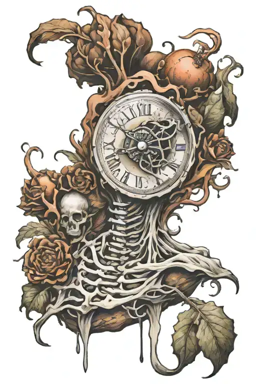 There Is Something In Dark Colors On The Cyst