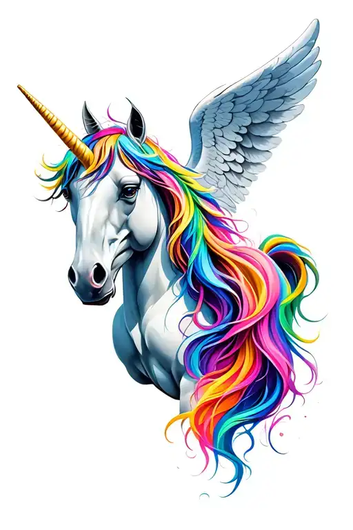 Unicorn With Angel Wings
