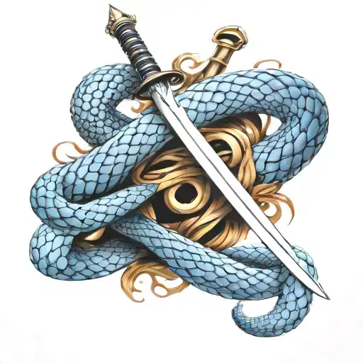 Snake And Sword