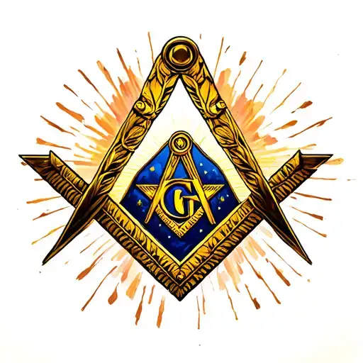 Past Master Masonic Symbol
