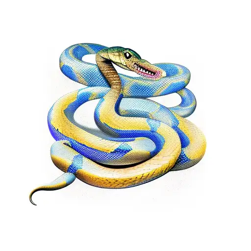 Snake Around A Hourglass