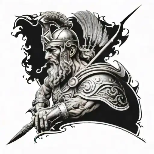 Greek God Warrior