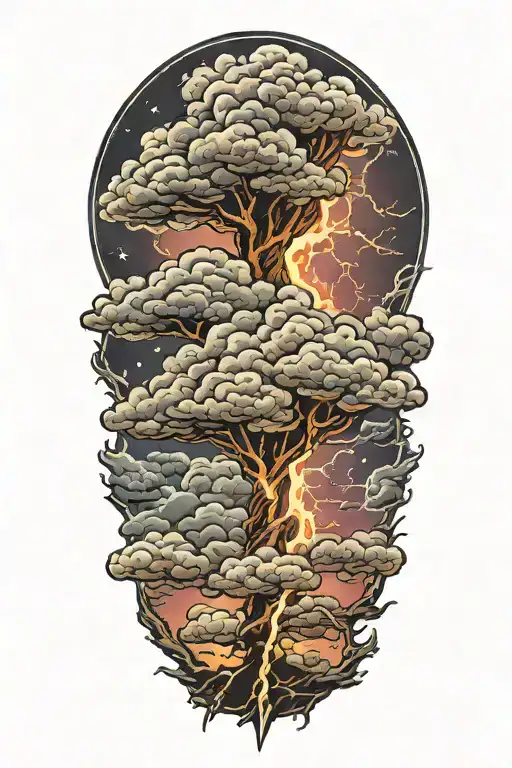 Lightning Storm Clouds