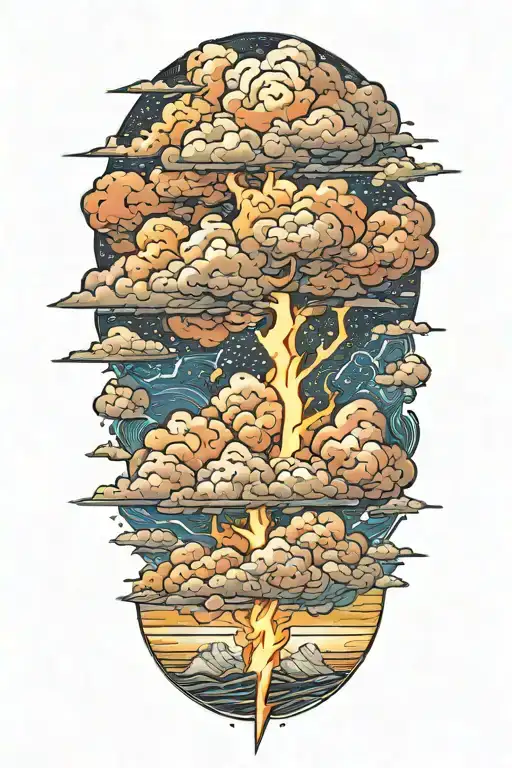 Lightning Storm Clouds