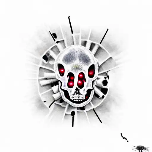 Skeleton Joseph Smith With Bullet Holes Riding A Tapir