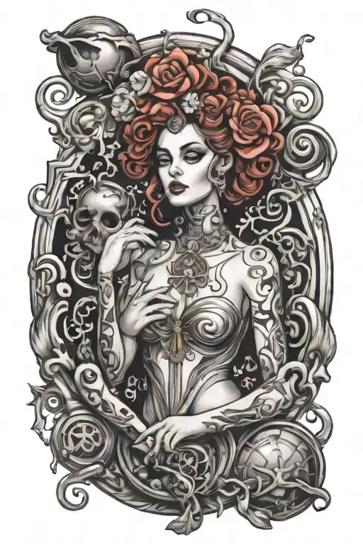 Alchemy Symbol Sexy Lady