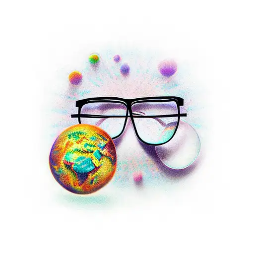 Glasses Lens Creating A Whole New Colorful World