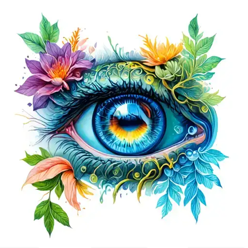 Science And Nature Elements Intertwined