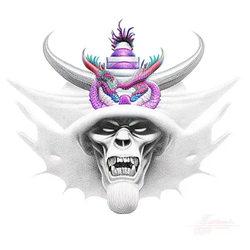 Hercules Con Sombrero De Cabeza De Dragon