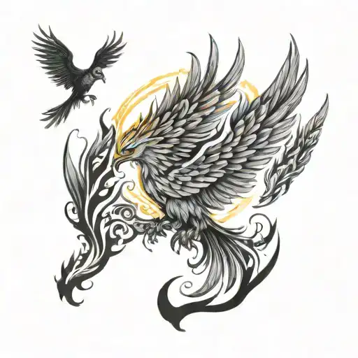 Phoenix Rising From The Ashes