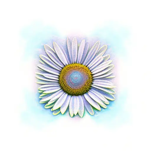 Daisy Flowers In The Ocean