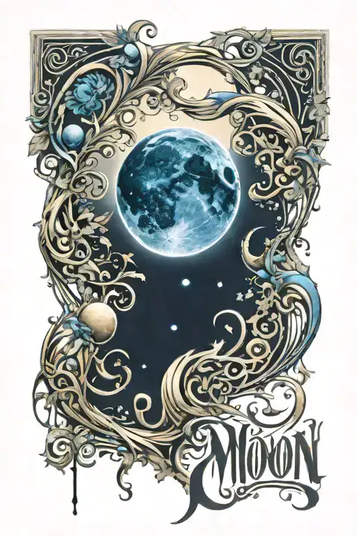 Blue Moon And Name Ash