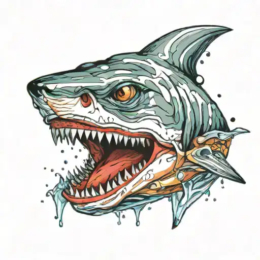 A Bitten Diamond And The Bite In The Diamond Looks Like A Shark Bit It