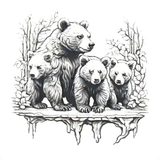 3 Bear Cubs