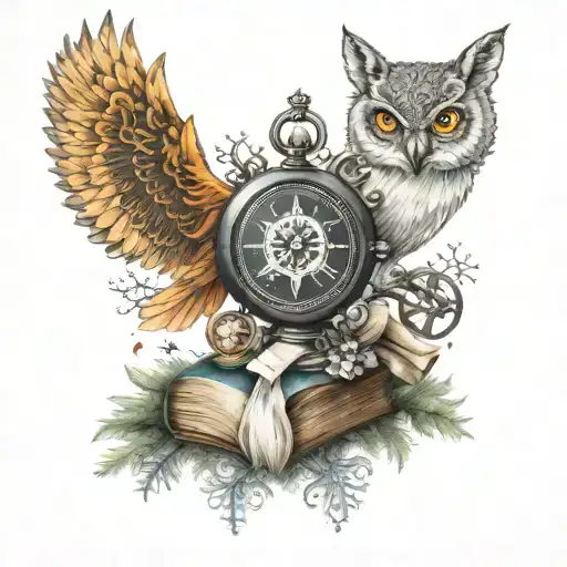 Fox Owl Books Compass Snowflake