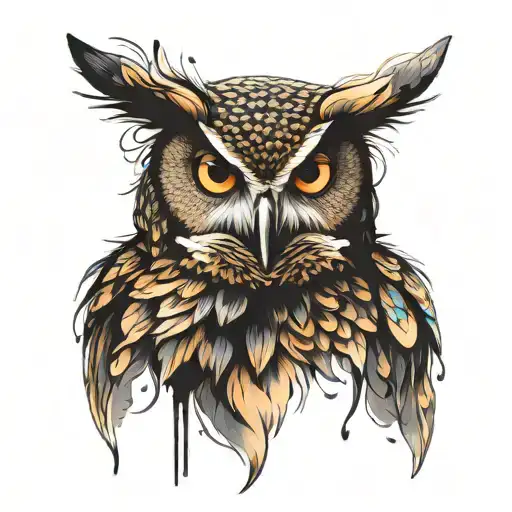 Majestic Owl Head Only