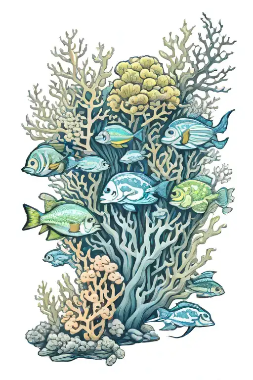 Coral Reef Saltwater Ocean