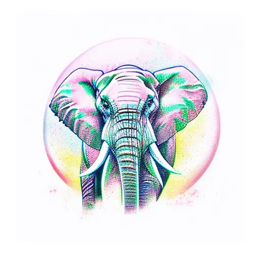 Raging African Elephant