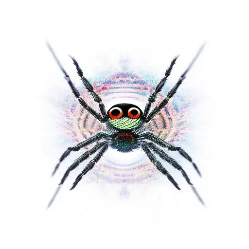 Spider Made Of Eyes