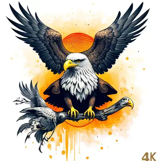 Fingerprint And Eagle