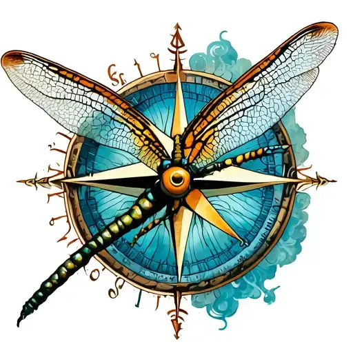 Compass Dragon Fly Away