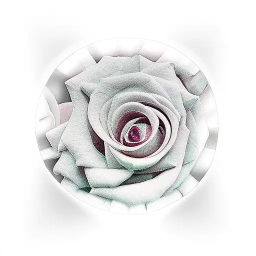 Flowers Over Keloid Scar On Wrist