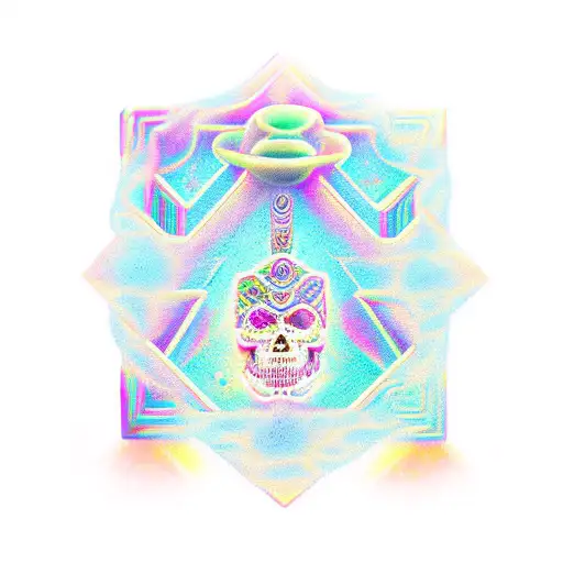 Design A Mystical Tattoo Featuring The Mayan Artifacts And The Holographic Matrix