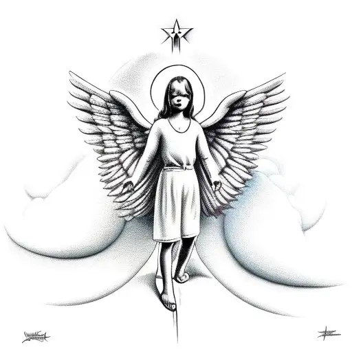 Angel In Fetal Position