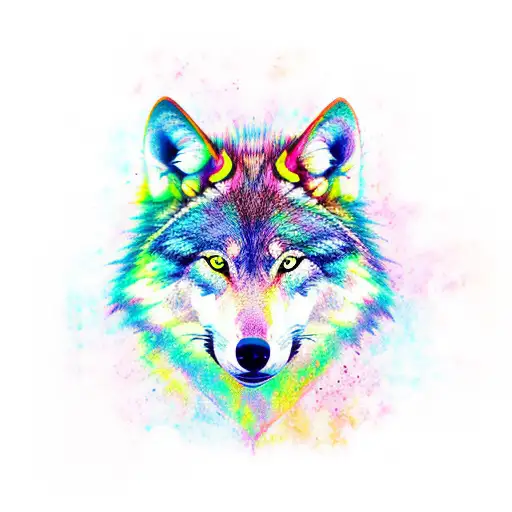 Rainbow Wolf