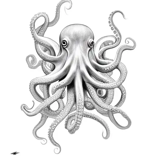 Octopus Realistic Tribal