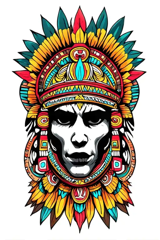 Filler Azteca Tribal Design