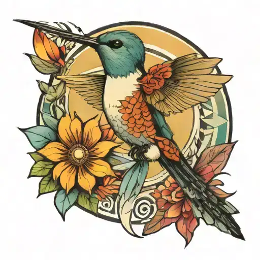 Navajo Hummingbird Symbol