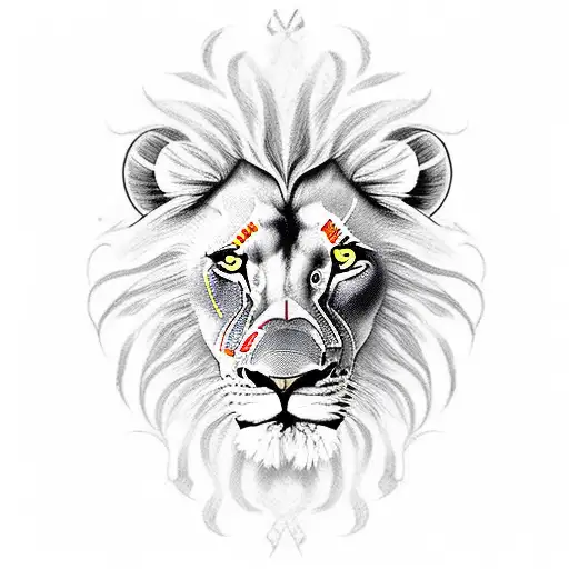 Lion Mean Face But Pretty