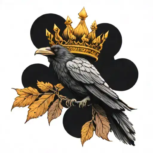 Crow On A Crown