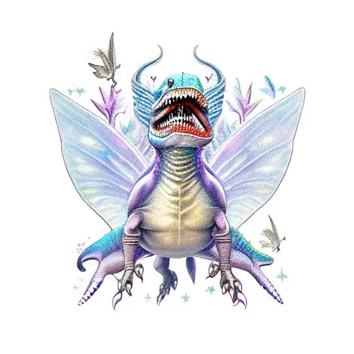 Dinosaur With Fairy Wings
