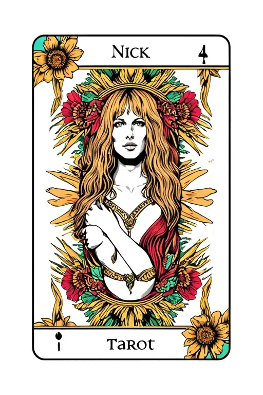 Stevie Nicks Tarot Card