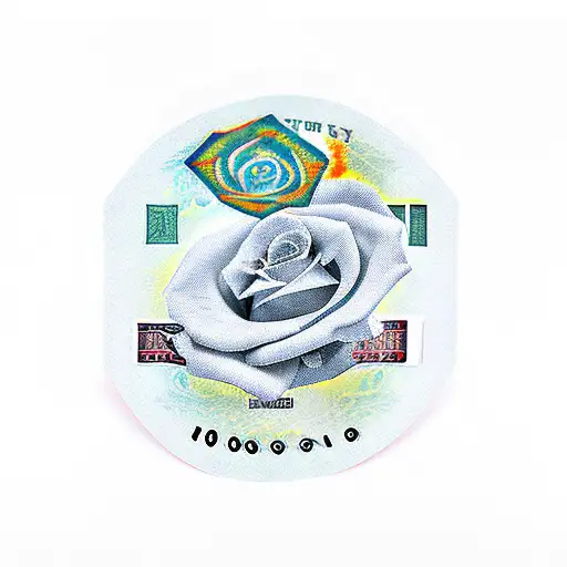 100 Dollar Bill Rose On Fire