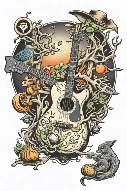 Guitar And Hunter Food