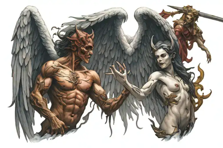 Angel Vs Demon