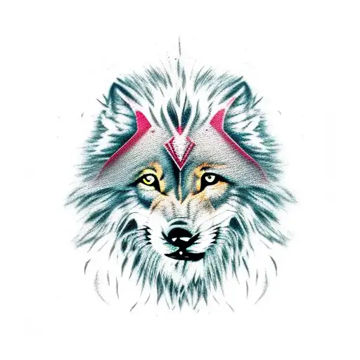 Little Wolf Fighting Lion