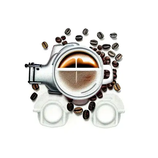 A Motorbike Engine With Coffee Beans As Pistons