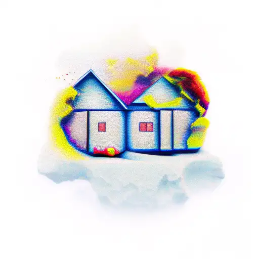 A House With 2 Eggs Broken