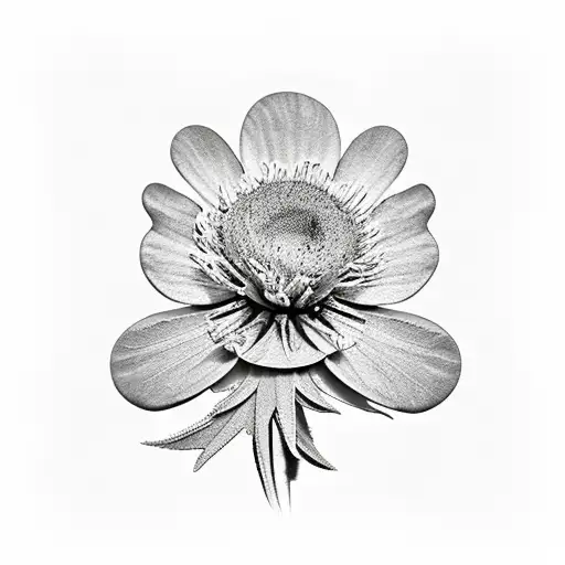 Shamrock And Thistle Flower