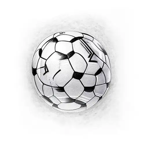 Design A Tattoo That Showcases The Beauty Of Nature And The Client's Love For Soccer