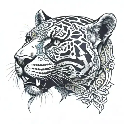 Aztec Jaguar Tribal