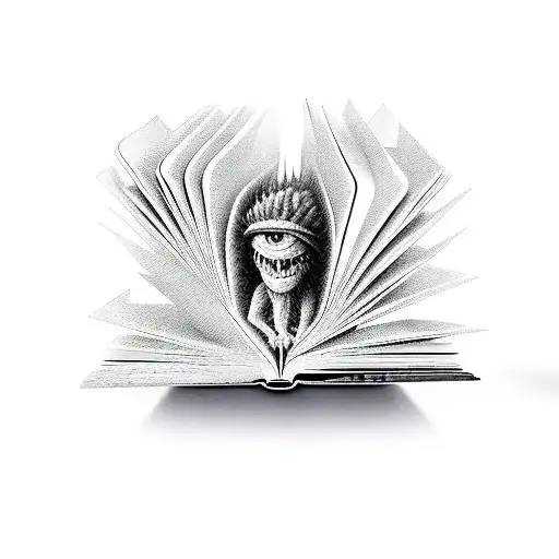 Monsters Emerging From Book