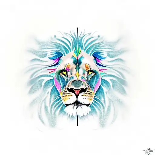 Lion Living In Peace