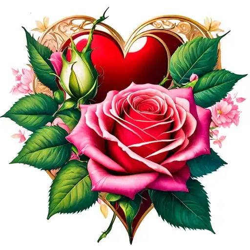 Eternal Love And Rose