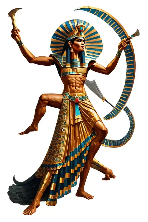 Egyptian Gods Are Fighting