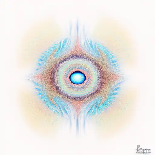 An Abstract Representation Of Sound Waves Merging With A Rising Sun